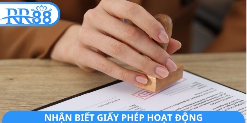 Nhận biết giấy phép hoạt động