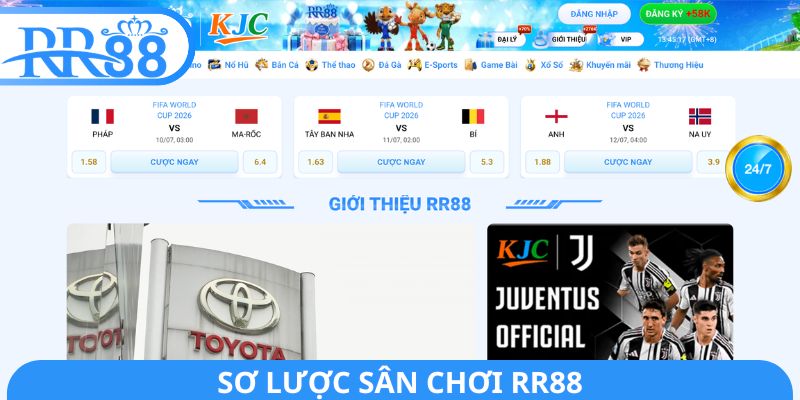 Sơ lược sân chơi RR88