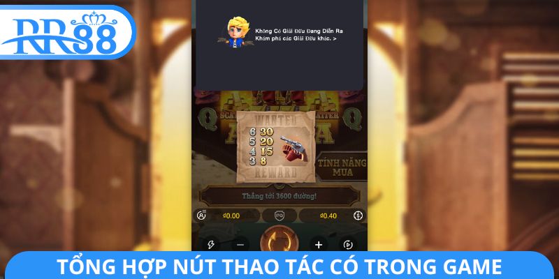 Tổng hợp nút thao tác có trong game