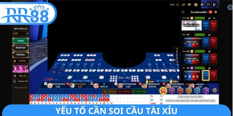 Yếu tố cần soi cầu tài xỉu